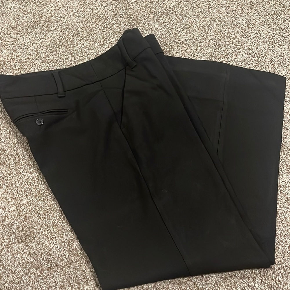 Black loft pants size 8